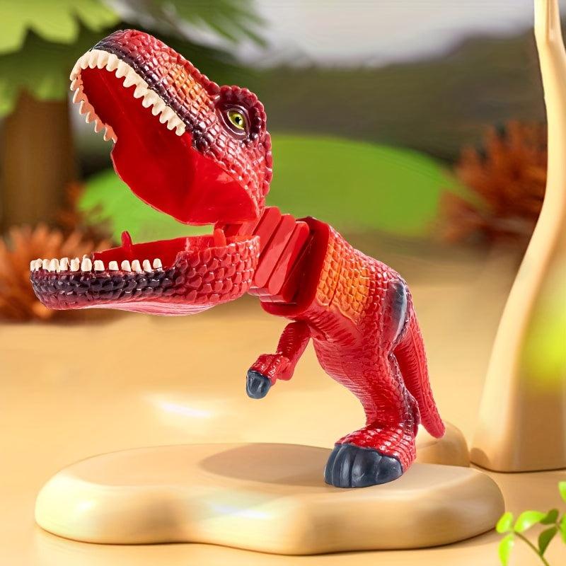 Finger Biting Dinosaur Telescopic Gun Toy