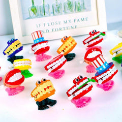 Mini Dental Wind Up Jumping Toys Funny Christmas Clockwork Educational Toy