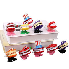 Mini Dental Wind Up Jumping Toys Funny Christmas Clockwork Educational Toy