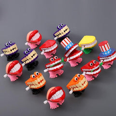 Mini Dental Wind Up Jumping Toys Funny Christmas Clockwork Educational Toy