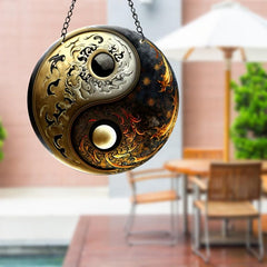 Tai Chi Stained Acrylic Window Hanging Sun Catcher