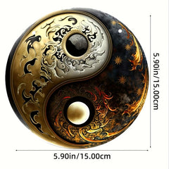 Tai Chi Stained Acrylic Window Hanging Sun Catcher