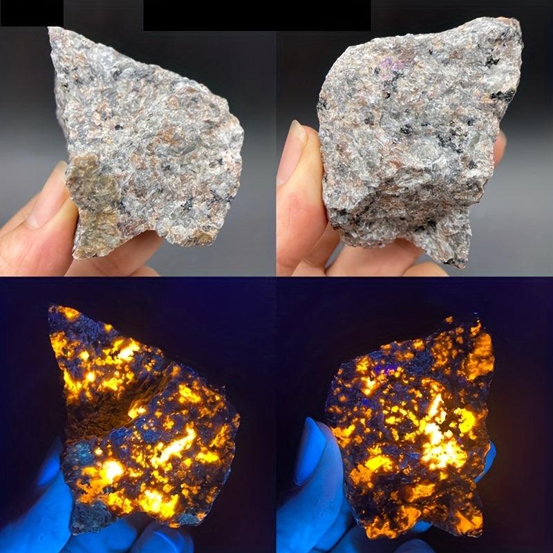 Flame Stone Magic Fluorescent Soda Rough Stone Mineral Specimen