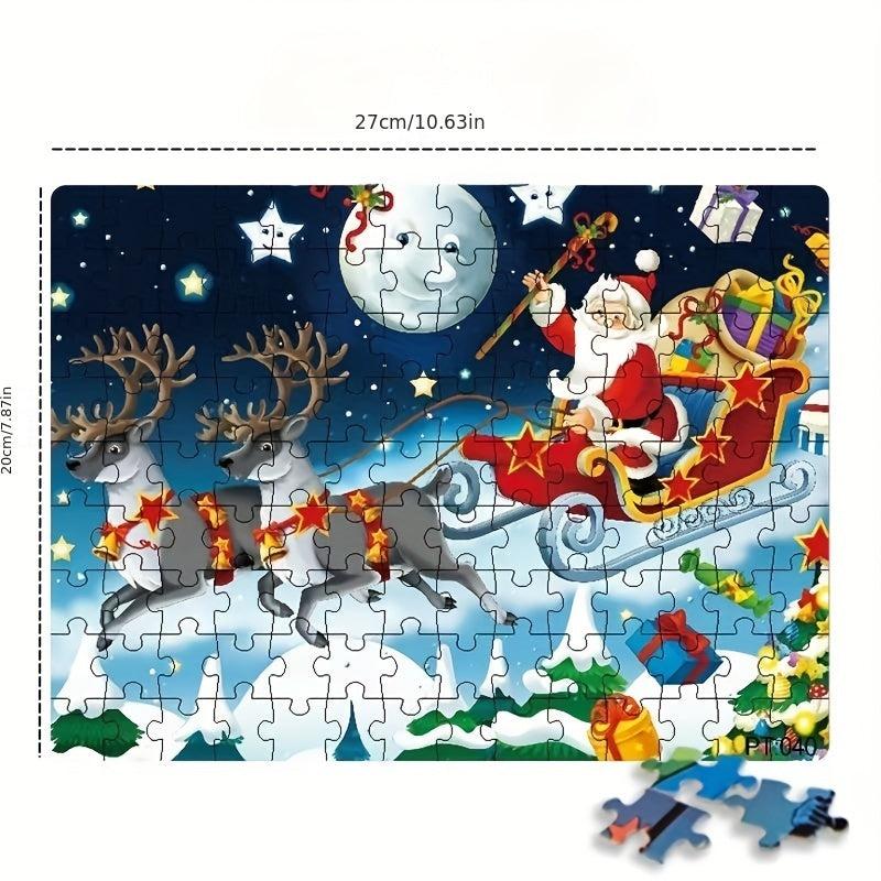 Santa Claus Puzzle 126 Pieces Christmas Gift for Children