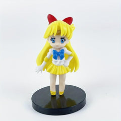 6 Pcs Anime Cartoon Character Figure Set Decoration