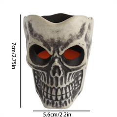 Retro Skull Head Light Halloween Decoration Props