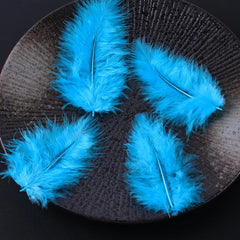 10pcs Velvet Turkey Feather DIY Jewelry Accessories