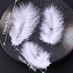 10pcs Velvet Turkey Feather DIY Jewelry Accessories