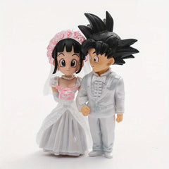 Anime Figure Wedding Car Cake Decoration Figurine Model Doll