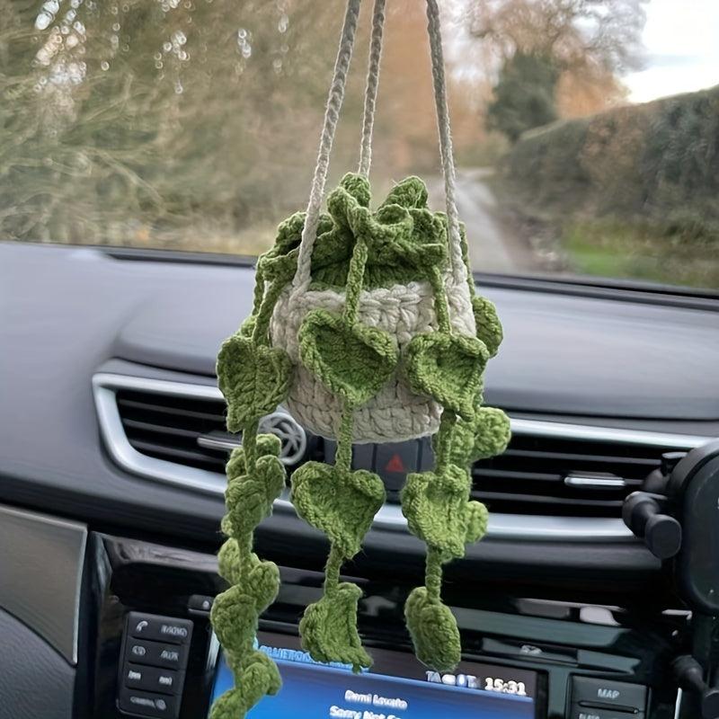 Boho Car Plant Mirror Hanger