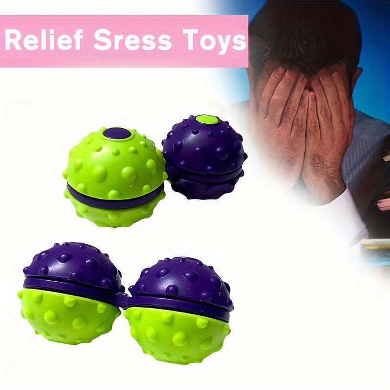 Plastic Radish Fingertip Massage Ball Anti Anxiety Sensory Toys