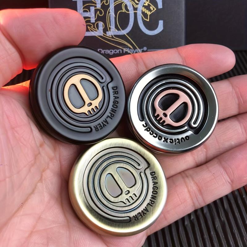 Tactile Coin Fingertip Slider Decompressing Toy for Office