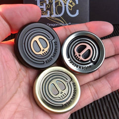 Tactile Coin Fingertip Slider Decompressing Toy for Office
