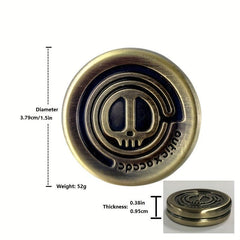 Tactile Coin Fingertip Slider Decompressing Toy for Office
