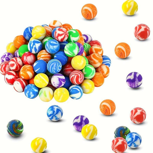 10 Pcs Rainbow Bouncy Balls Kids Party Favors Assorted Colors