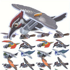 10pcs Foam Airplane Flying Bird Toys - Party Favor & Birthday Gift