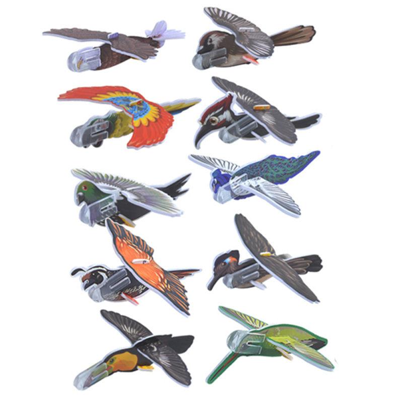 10pcs Foam Airplane Flying Bird Toys - Party Favor & Birthday Gift