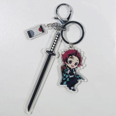 Demon Slayer Acrylic Keychain Cartoon Printed Figures