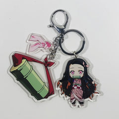Demon Slayer Acrylic Keychain Cartoon Printed Figures