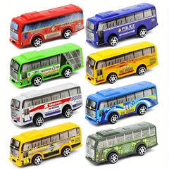 Mini Bus Toy Car Set of 2 Vehicles