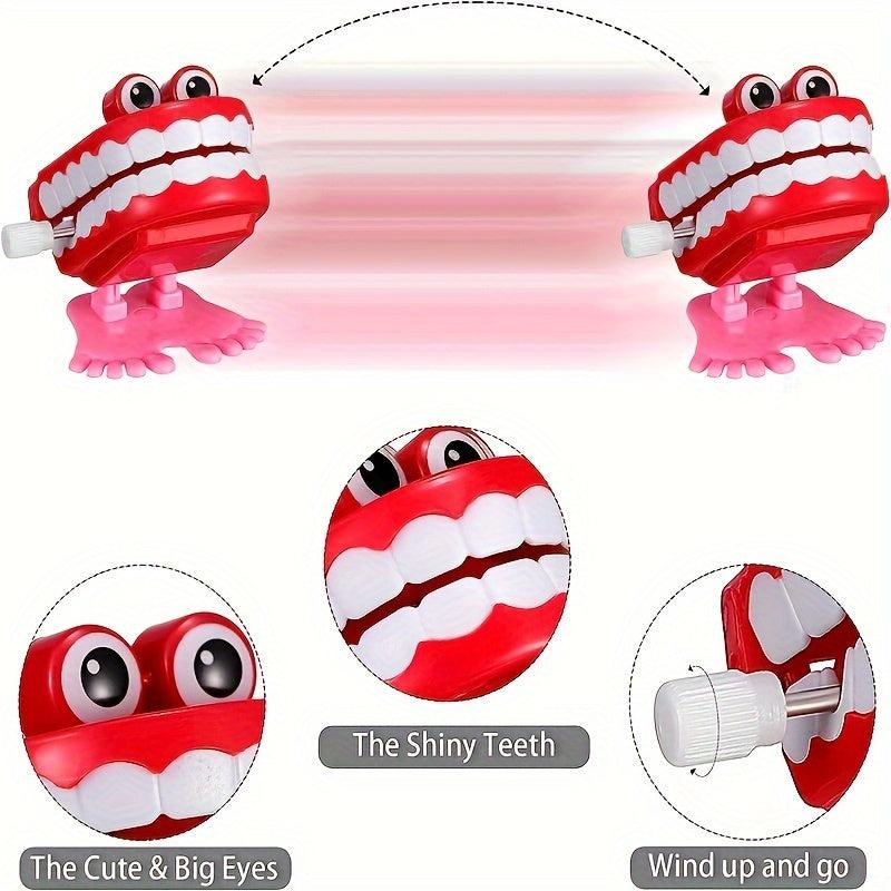 Walking Teeth Toys Funny Joke Teeth for Party Halloween Christmas