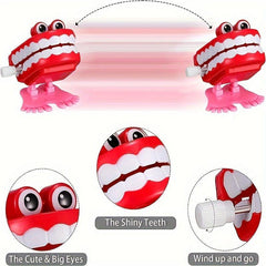 Walking Teeth Toys Funny Joke Teeth for Party Halloween Christmas