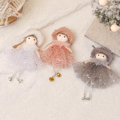 Christmas Tree Pendant Gauze Dress Angel Girl Pendant