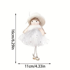 Christmas Tree Pendant Gauze Dress Angel Girl Pendant