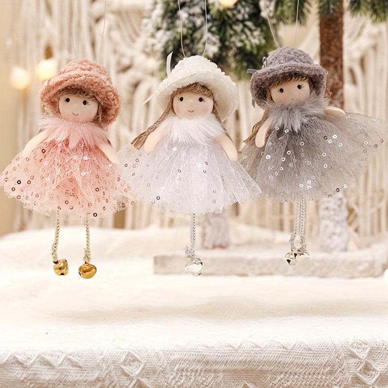 Christmas Tree Pendant Gauze Dress Angel Girl Pendant