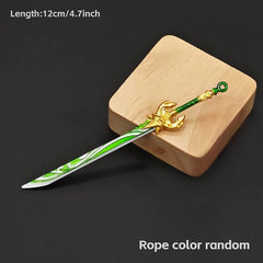 Anime Figure Shining Collection Weapon Keychain Model Decoration Ornament