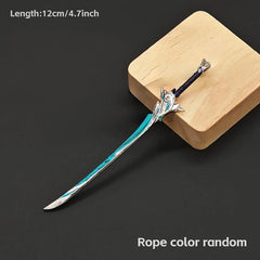 Anime Figure Shining Collection Weapon Keychain Model Decoration Ornament