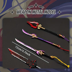 Anime Figure Shining Collection Weapon Keychain Model Decoration Ornament