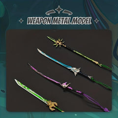 Anime Figure Shining Collection Weapon Keychain Model Decoration Ornament