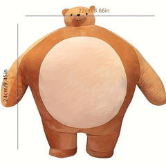 Christmas Bear Stuffed Animals - Plush Small Head Bear - Home Decoration