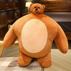 Christmas Bear Stuffed Animals - Plush Small Head Bear - Home Decoration