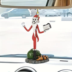 Christmas Acrylic Pendant Car Rearview Mirror Ornament