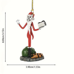 Christmas Acrylic Pendant Car Rearview Mirror Ornament