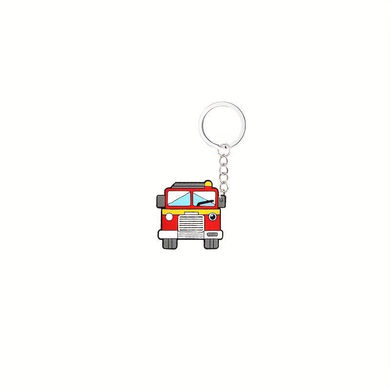 Fire Keychain School Bag Key Bag Pendant Halloween Christmas Gift