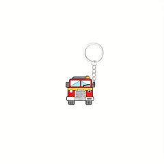 Fire Keychain School Bag Key Bag Pendant Halloween Christmas Gift