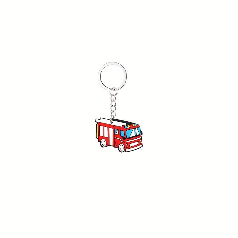 Fire Keychain School Bag Key Bag Pendant Halloween Christmas Gift