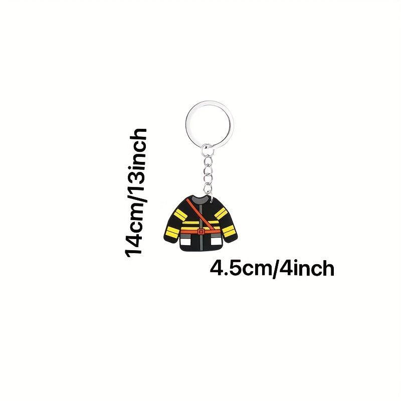 Fire Keychain School Bag Key Bag Pendant Halloween Christmas Gift