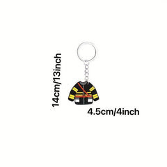 Fire Keychain School Bag Key Bag Pendant Halloween Christmas Gift