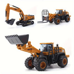 Alloy Engineering Car Toys Excavator Fall Resistant