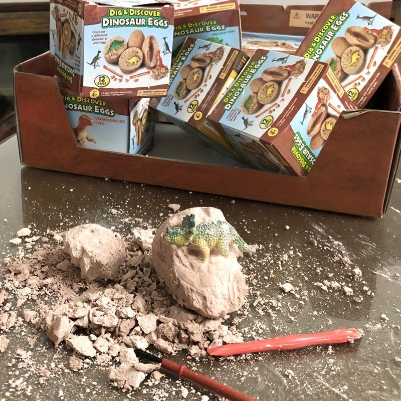 Dinosaur Eggs Treasure Digging Archaeological Toy