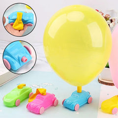 6 Pcs DIY Blow Balloon Car Kids Educational Toy Party Favors