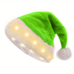 Christmas Luminous Santa Hat Winter Warm Hat Decoration