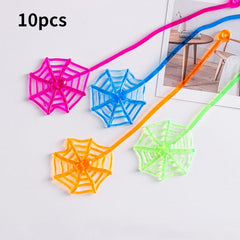 10 Sticky Spider Wall Climber Novelty Toys for Kids