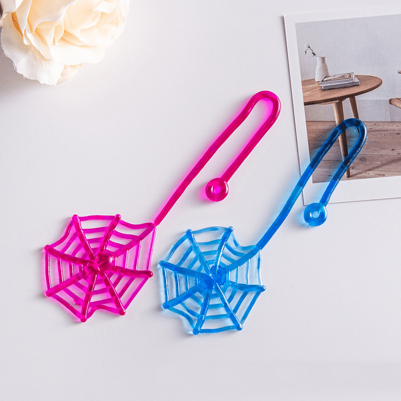 10 Sticky Spider Wall Climber Novelty Toys for Kids