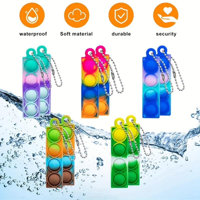 20pcs Mini Pop Push Fidget Toy Bulk Set for Kids Adults