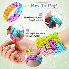 20pcs Mini Pop Push Fidget Toy Bulk Set for Kids Adults